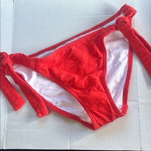 For bundles only - Freya Vibrant Red Swimwear Bikini Bottom XS